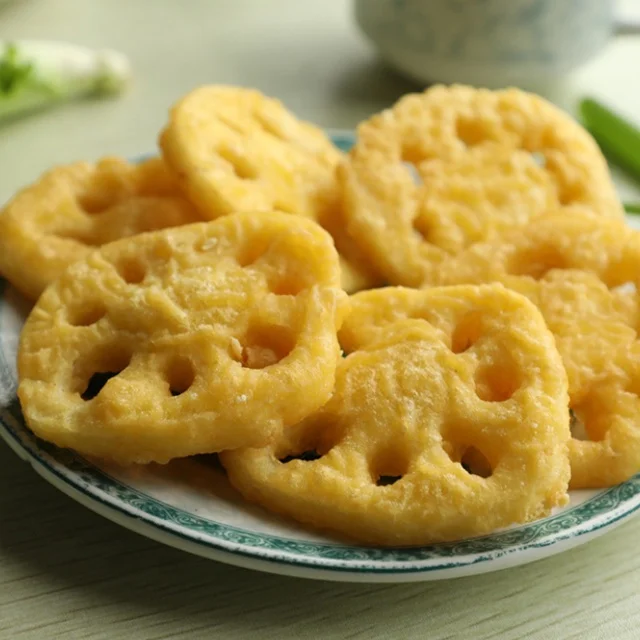 Vacuum Fried Tempura Lotus Root Chips Healthy Foods