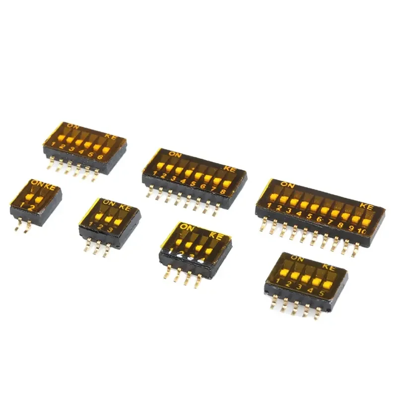 HXS оригинальный KE DSHP06TSGER 1,27 мм Шаг 6-битный DIP переключатель/переключатель кода переключателя