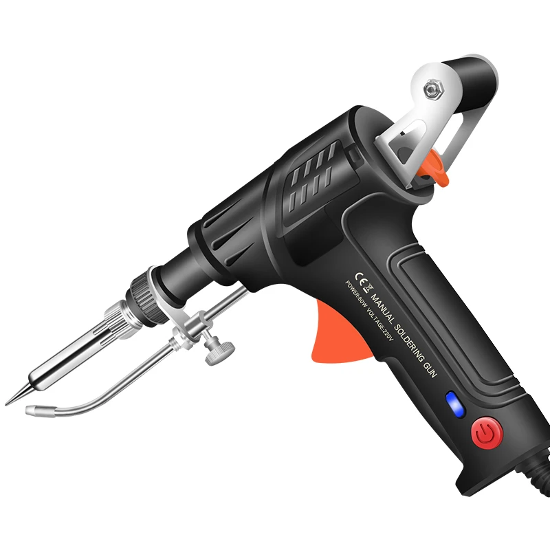 60W Handheld Internal Thermal Soldering Iron Gun Automatic Feeding Tin Gun Soldering Electronic Tool Kit with Soldering Iron
