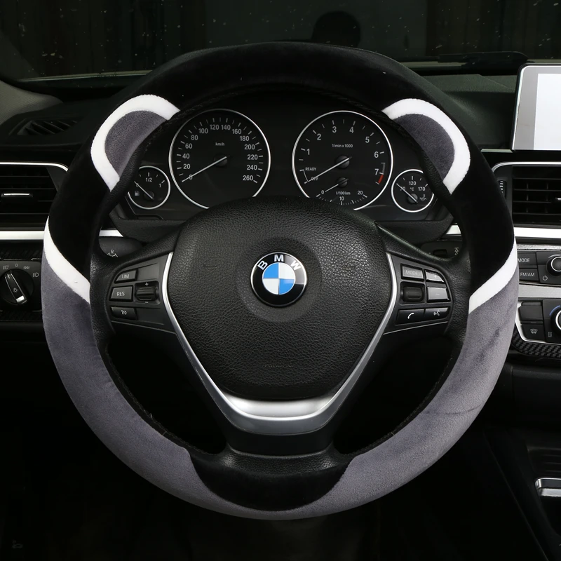 Antifreeze Plush Soft Universal Car Accessories Steering Wheel Covers for girl
