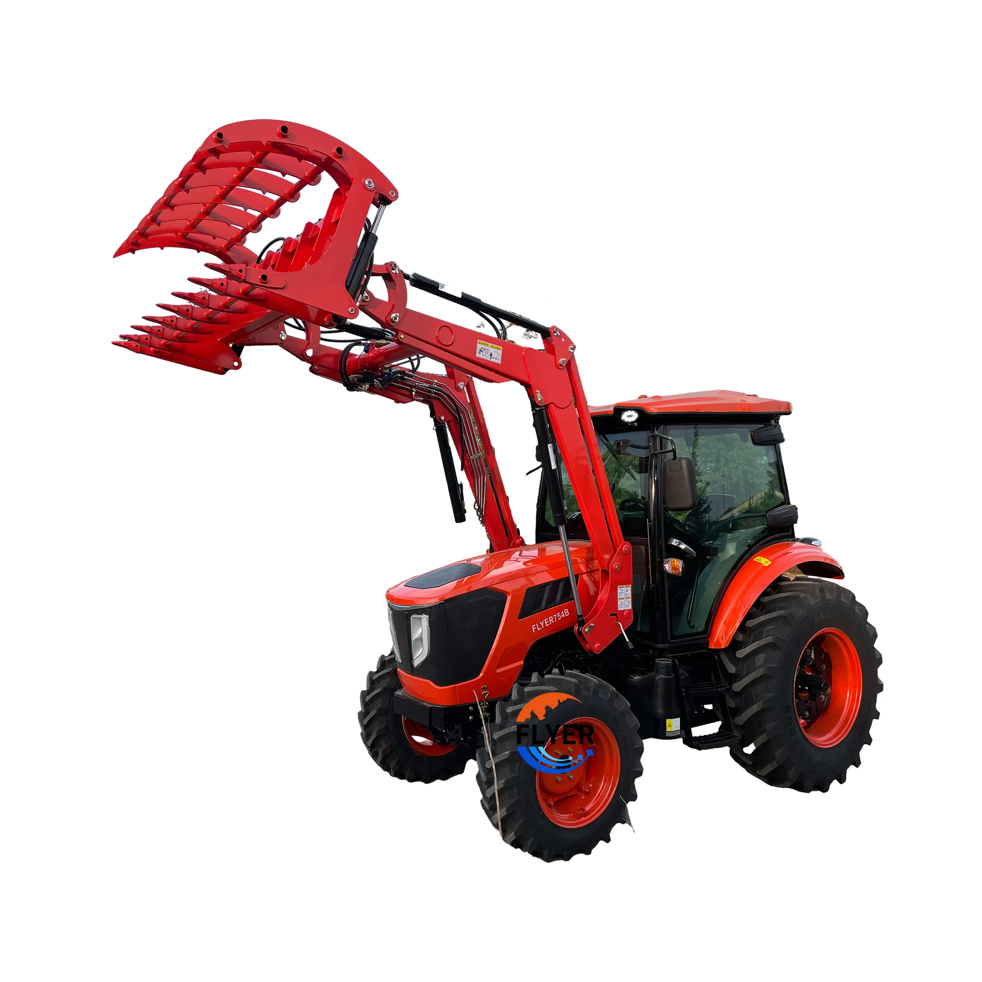 High Quality 75HP Farm Tractor 4WD  With For Agriculture