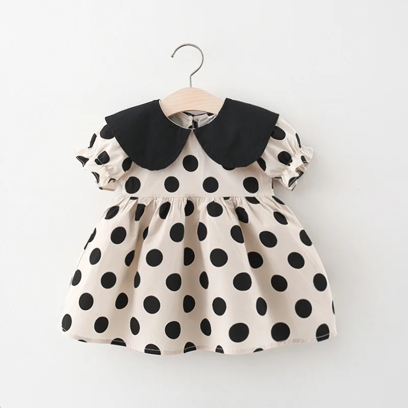 Low Price Summer New Born Baby Dress Short Outfit Casual Cotton Baby Girl Dress