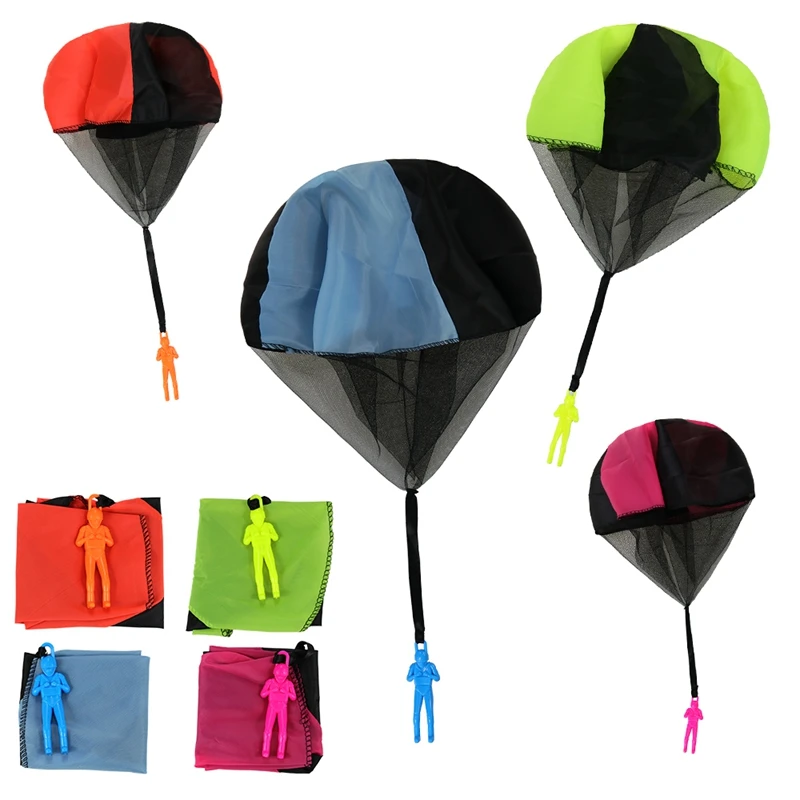 Tangle Free Outdoor Flying Parachute Men Nutty Parachute Toys for Kids
