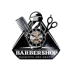 Настенные часы Barbershop для маникюрного салона современный дизайн 3D украшение