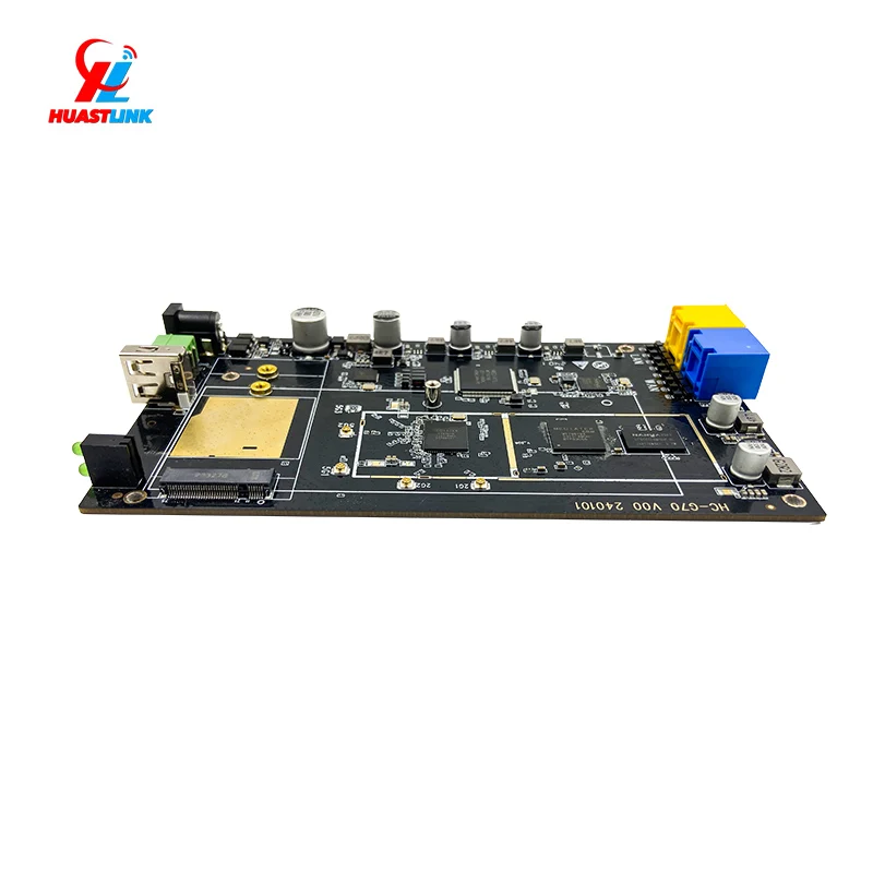 Huastlink New Arrival Mtk7981 2.5G WAN Gigabit LAN Wifi6 PCBA board With M.2 Slot 5G 4G Router Sim PCBA Motherboard