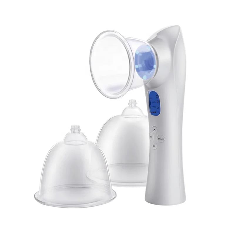 Electric Vacuum Vibrators Nipple Lifting Stretching Massage Enlargement Massager Pump Machine Breast Enhancer