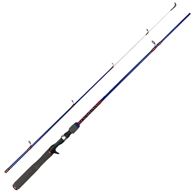 Wholesale Ugly Stick Casting Fishing Rods M Action 1.98m 2 Sections Casting Fishing Rods Economic Fiber Glass Fishing Rods