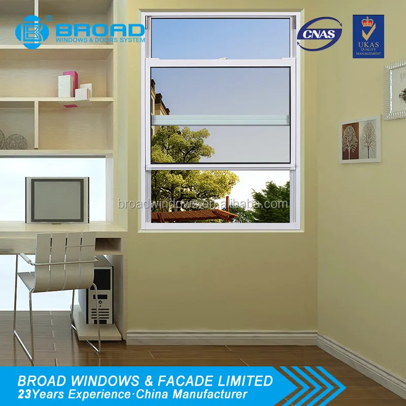
Aluminum frame system double hung window sliding glass window 