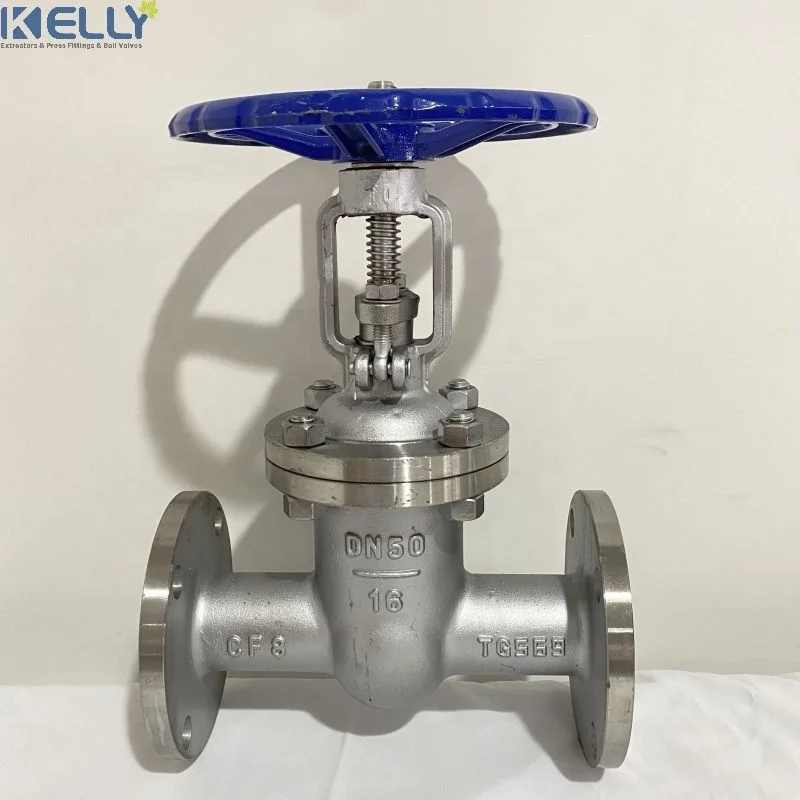 DN50 Flanged Gate Valve PN16 /150LBS 304 Stainless Steel