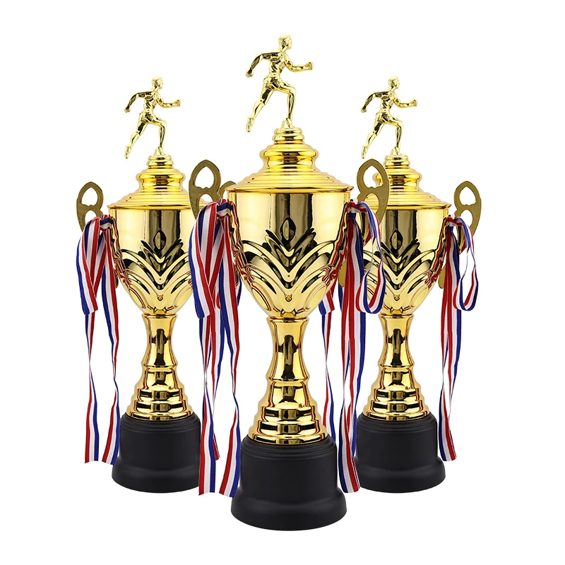 Manufacturer Custom Wholesale Laser Logo Marathon Running Run Sports Trophies