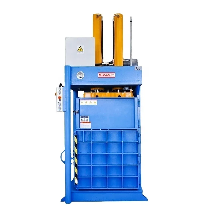 JEWEL factory price plastic film baler / PET bottle hydraulic baling machine