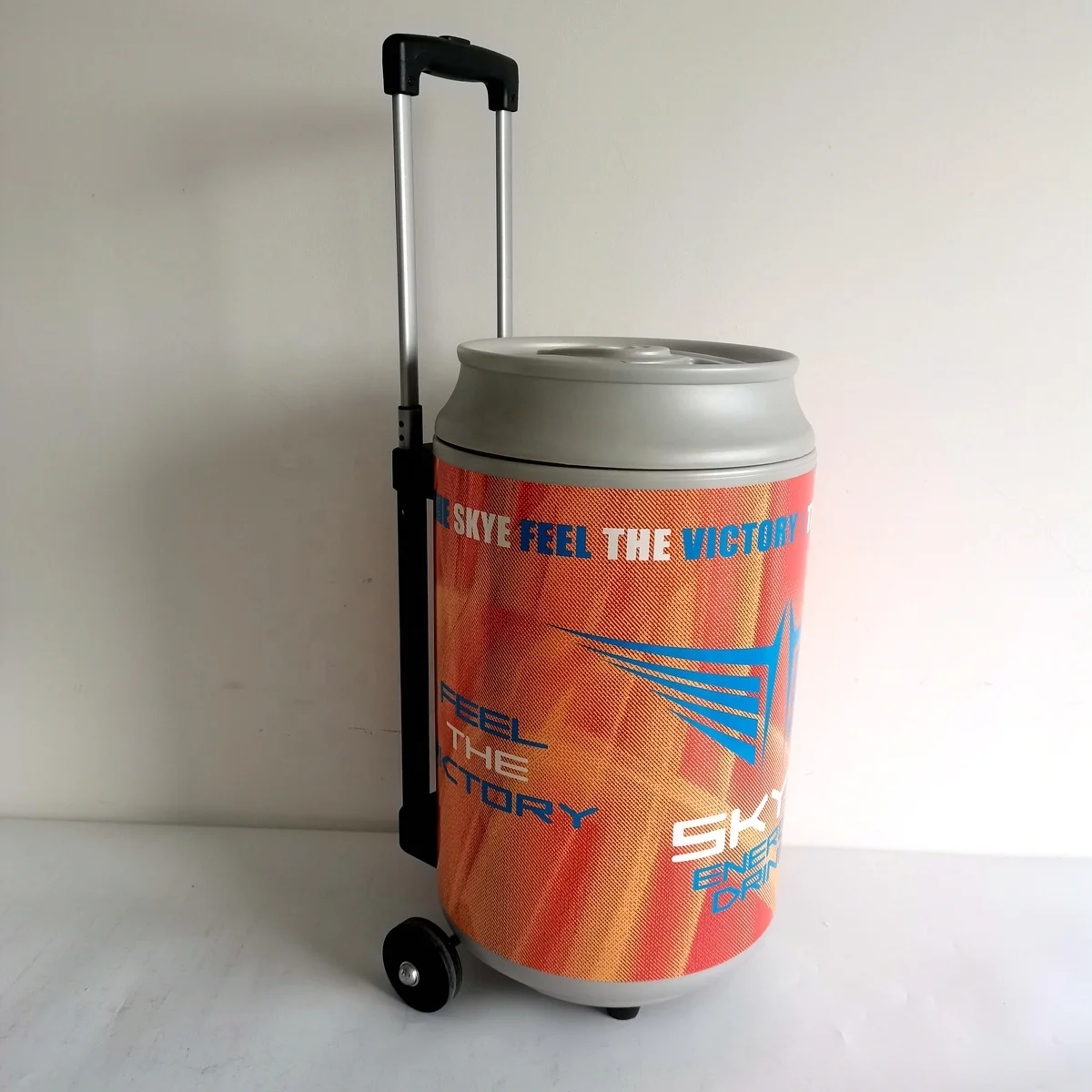 Travelling Wheeled Plastic Ice Chest Cooler Box Insulated Barrel