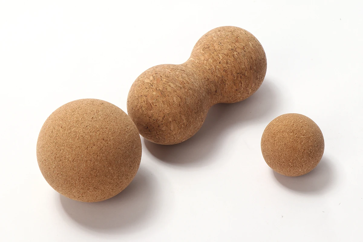 New Arrival Custom Printed Logo Massage Soft Set Cork Yoga