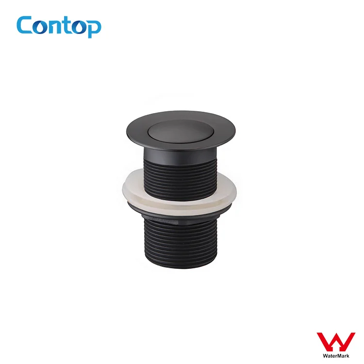 Watermark approval brass pop-waste without overflow for wash basin drainpipe