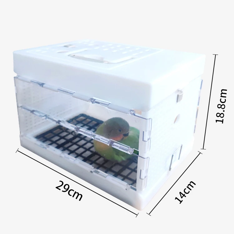 29*14*18.8cm  pigeon shipping box parrot bird take out transportation cage foldable