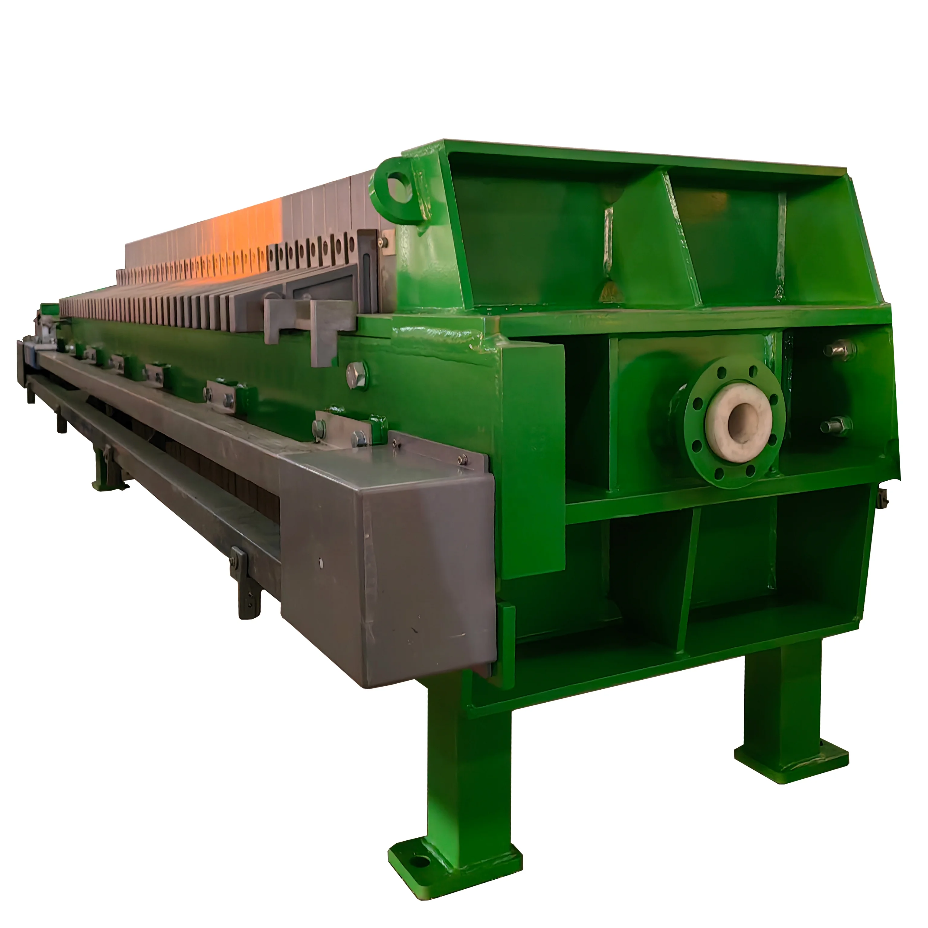 Automated Plate and Frame Filter Press for Continuous Filtration and Drying