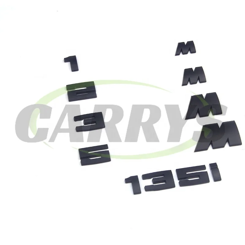 M Logo For BMW Number Letters Rear Trunk Emblem Badge Decal Sticker