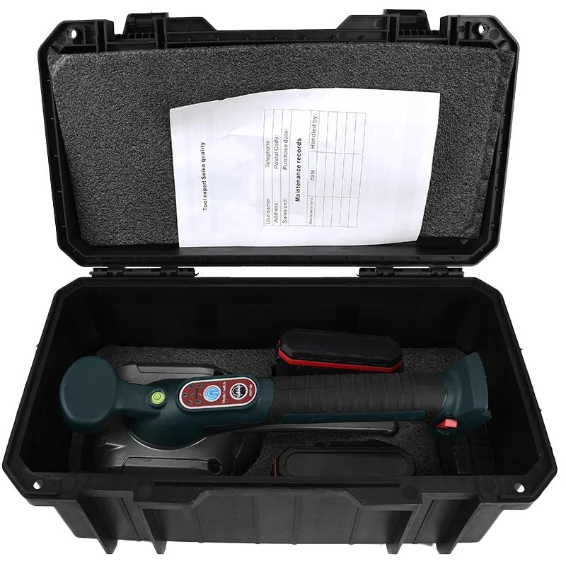 Tile Tiler Electric Handheld Automatic Leveling Machine Tool 21V Tile Vibrator Machine with Adjustable Speed for Floor Wall