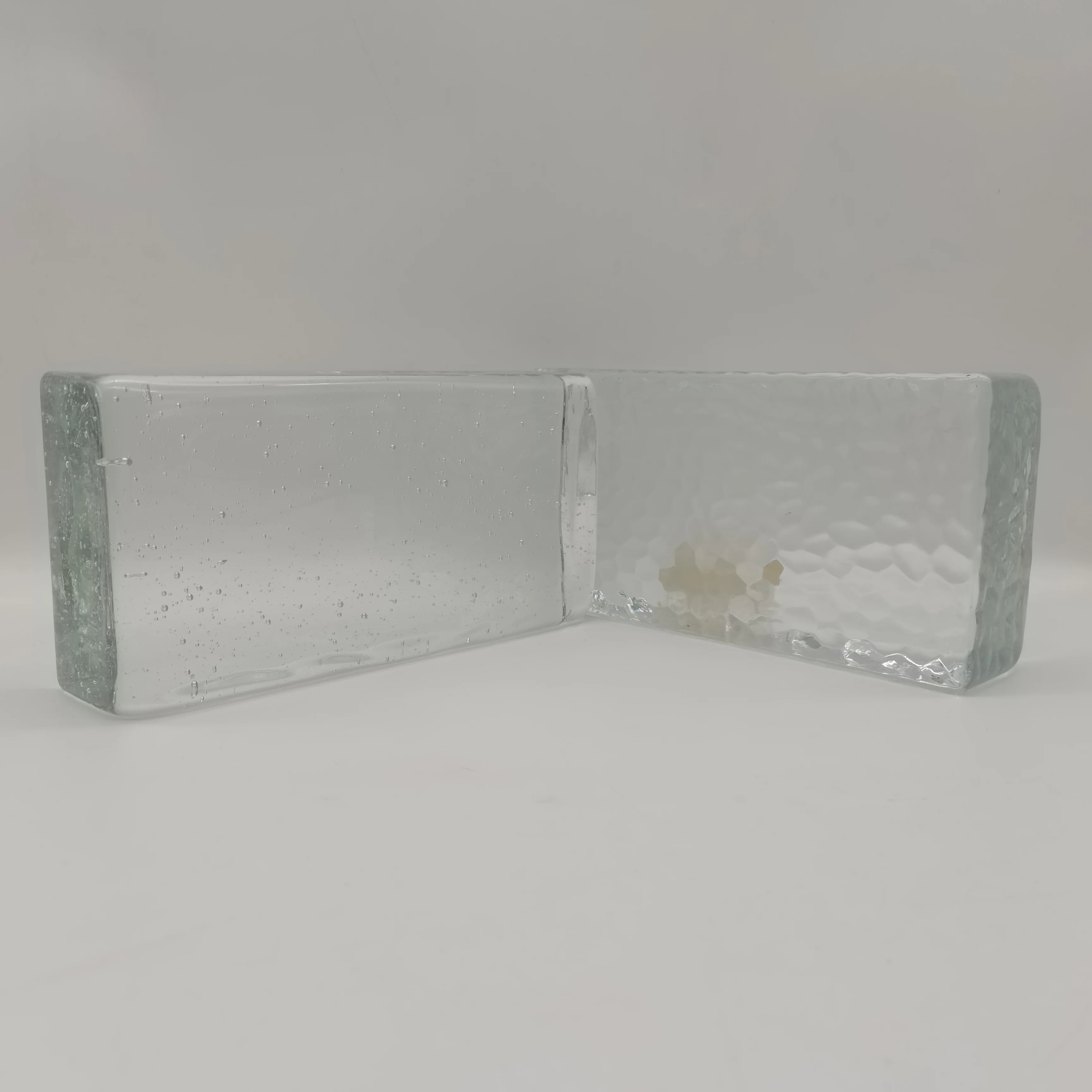2023 New Fashion 80mm-95mm Clear factory price high quality hot sale Glass Block for decoration living room bathroom bedroom