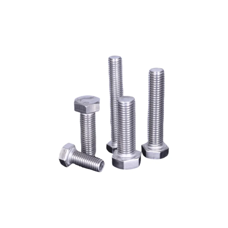 Factory Supply High Quality Stainless Steel DIN933 Hex Bolts Standard ANSI Hex Bolts Various Lengths