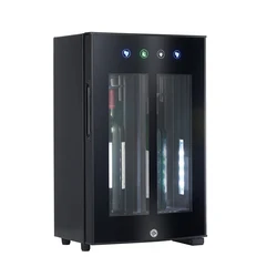 Wine Dispenser Machine Factory Price Household Electric 2 Bottles Red Single Glass Door Thermoelectric Refrigerator Mini CN;GUA