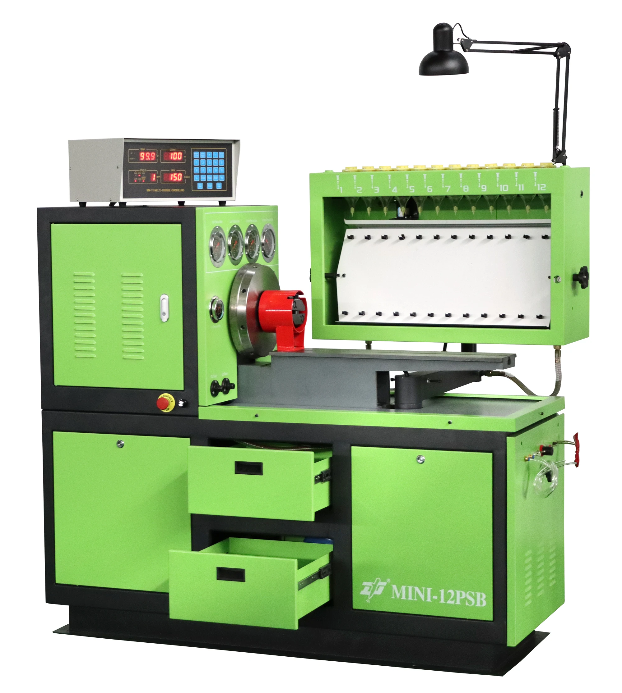 12PSB diesel injector pump test bench for diesel fuel mechanical pump diagnostic tools