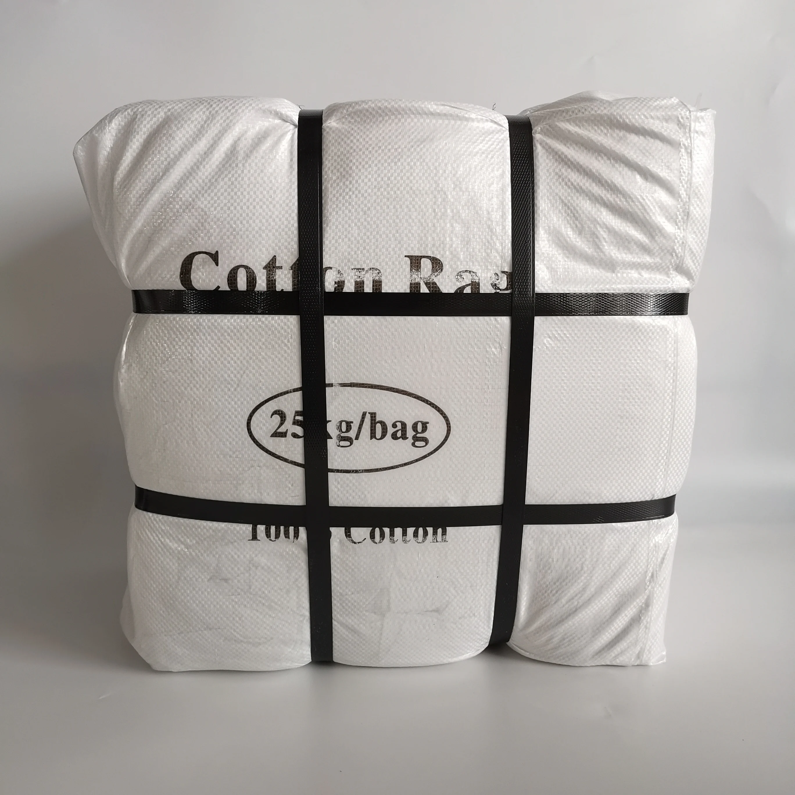 Used clothes rags 20 kgs package bales cheap dark color mixed t shirt wiping cotton rags