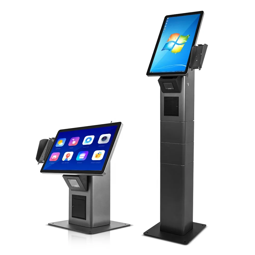 Self-service Ordering Machine Capacitive Touch Display Restaurant SDK Touchscreen TFT-LCD, LED 250