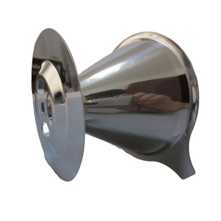 China Manufacture Quality Pour Over Drip Brew Cone Stainless Steel Accessories Coffee Strainer