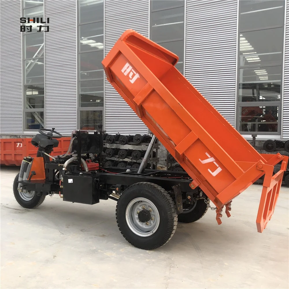 China cheap 4 tons capacity Diesel  Tricycle With Exhaust gas purifier