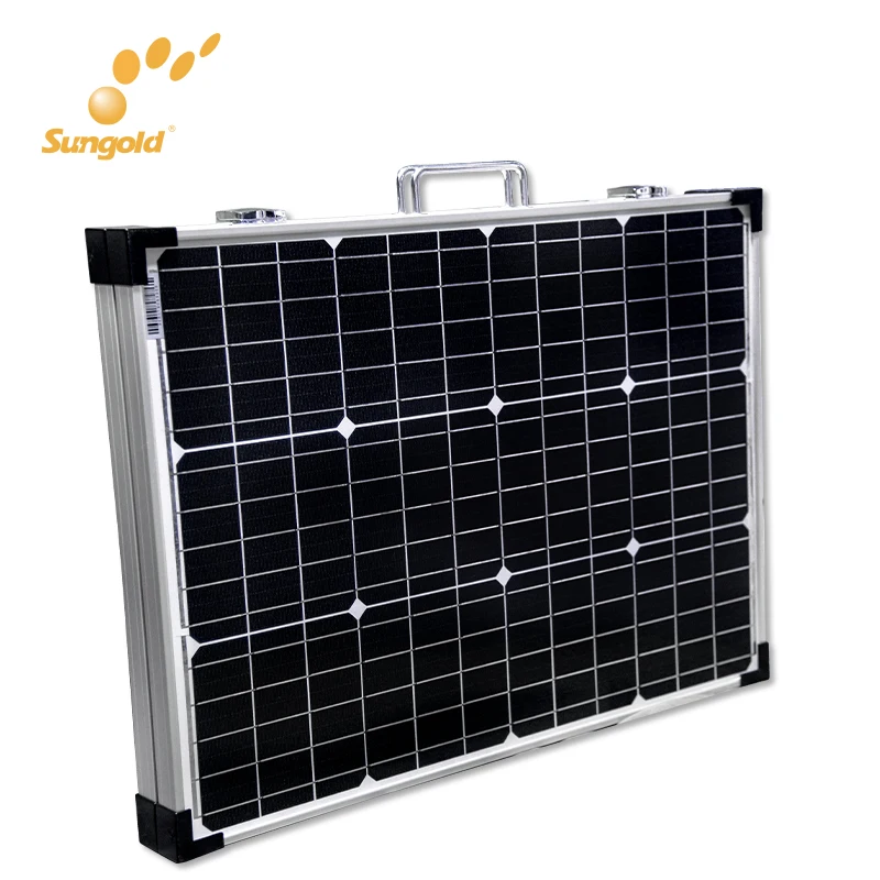  100W 12V Портативный складной набор солнечных