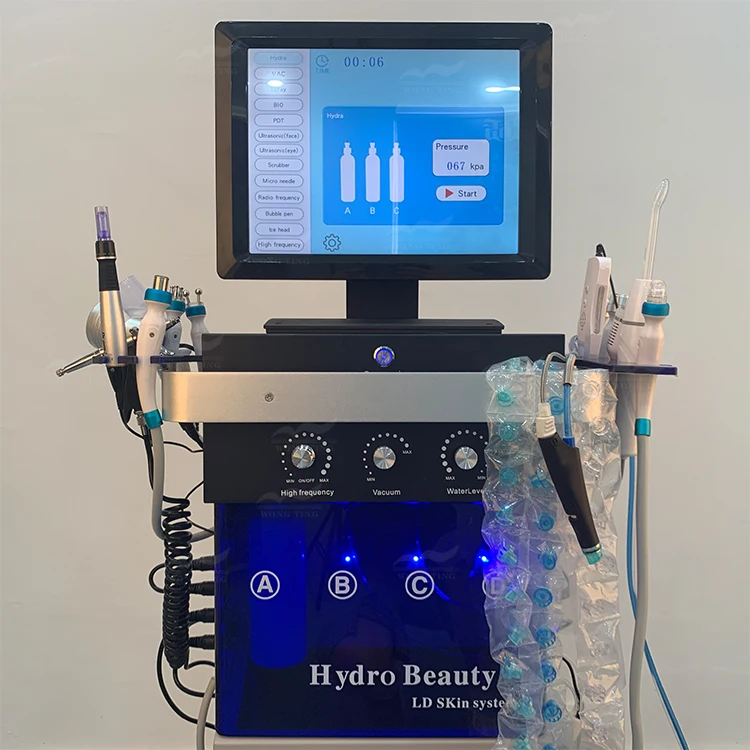 Skin Beauty Dermabrasion Facial Rejuvenation Aqua Peeling Solution Oxygen Jet Machine With Original Handle Beauty Machine