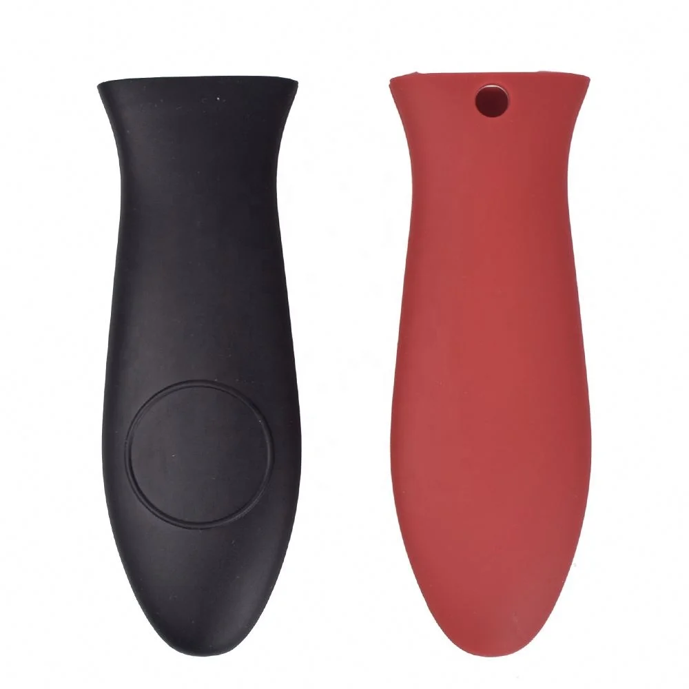 2021 Heat Resistant Non-Slip Removable Pot Holder Sleeve Cover Silicone Hot Skillet Handle Holder For Cookware