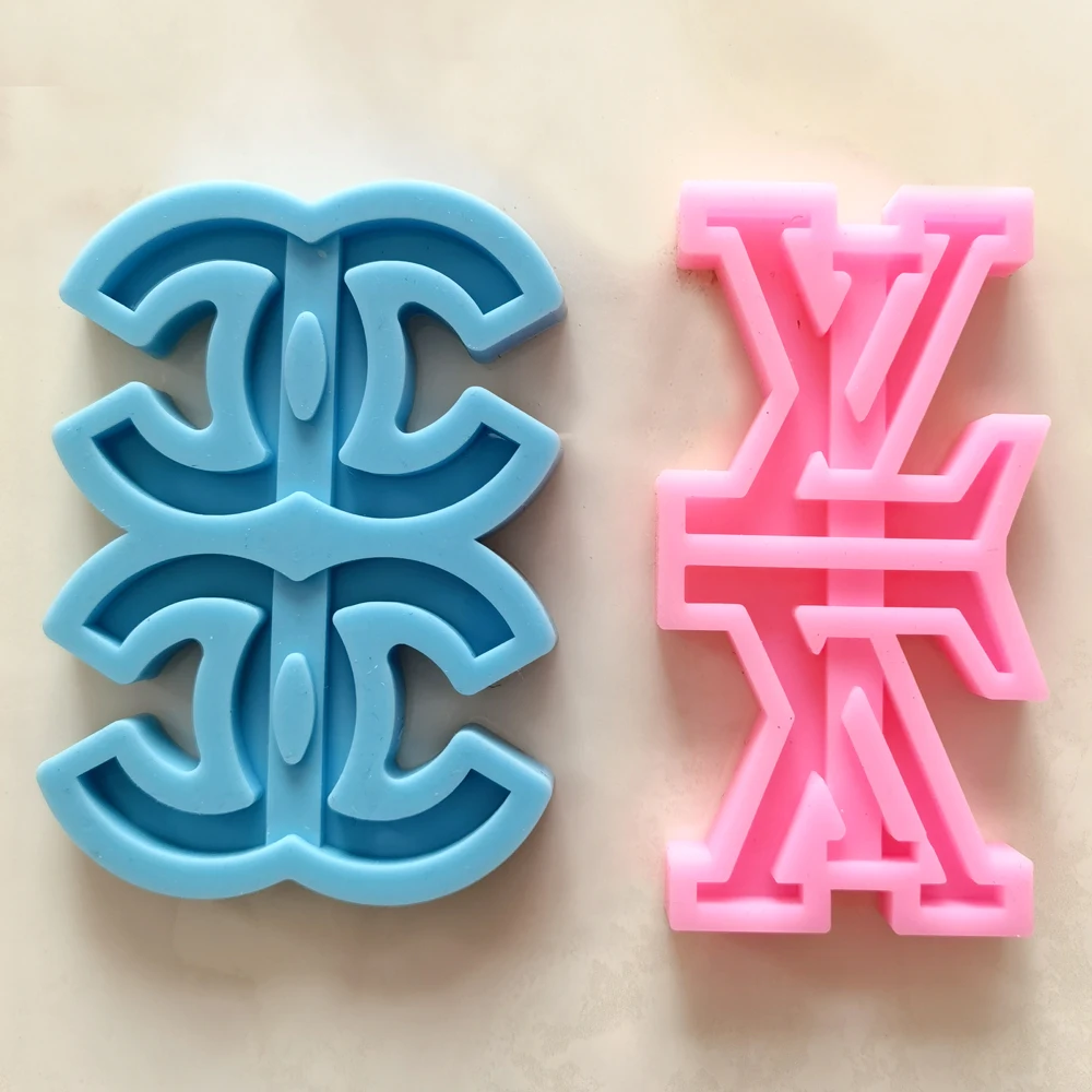 Силиконовая форма с роскошным логотипом, формы для рукоделия из эпоксидной смолы, инструменты для украшения тортов, конфет, шоколада, помадки