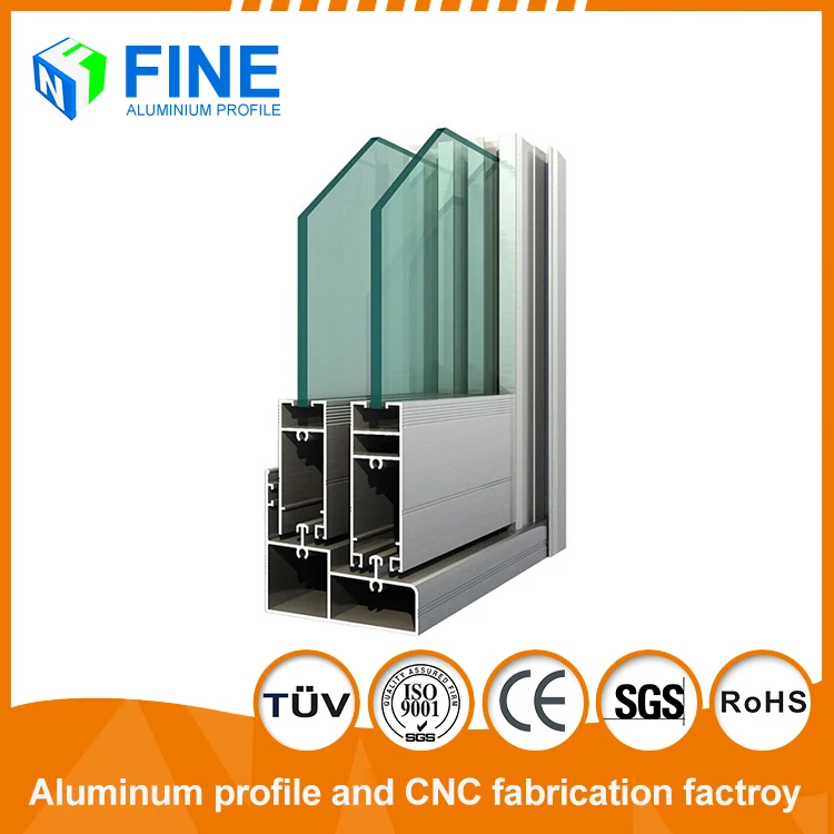 OEM Supplier Double Glass Windows Impact Windows Aluminium Casement Window Profiles