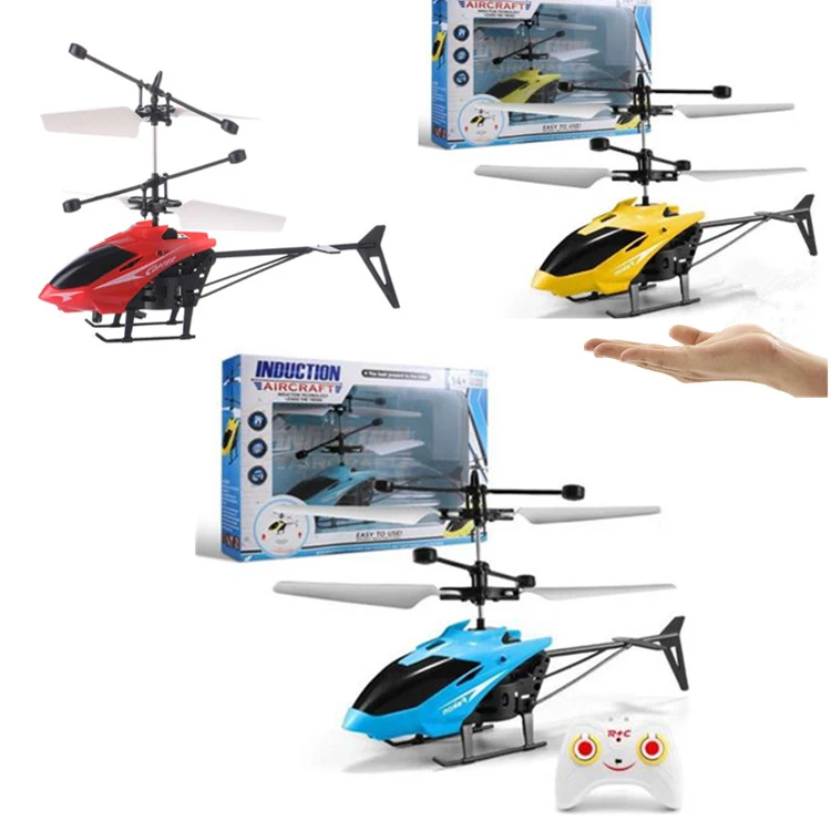 Gesture Sensor Aircraft Model Radio Controlled Hand Glider Electric Plane Airplane Flying Rc Mini Helicopters Toy For Kids