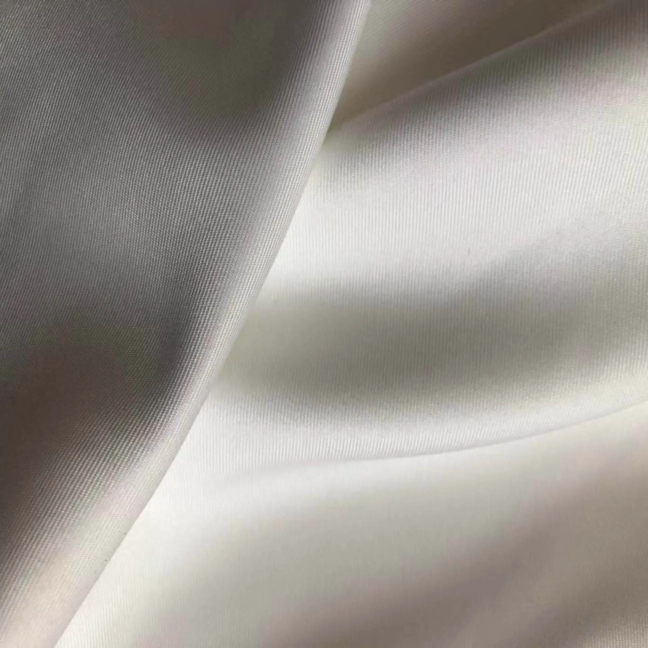 Полиэфирный шелк как саржа для сублимации/PFP белый полиэфирный шелк как саржа/полиэфирная шелковая саржа 75 г/м2 для сублимационной печати