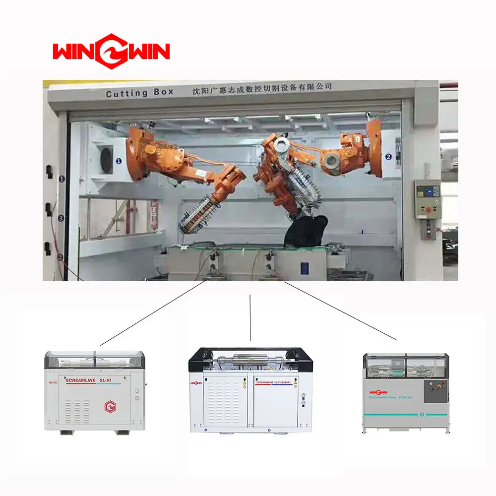 Waterjet Cutter Robot Spare Parts HP Filter Element Assy & Elbow 1/4 Coil Tube Waterjet Cutting Head