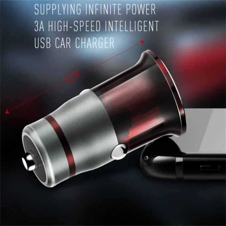 LDNIO Manufacturer Factory Direct Portable Hot C304Q Quick Charge 3.0 Car Charger Fashion Style 1 Usb Port 18W car charger adapt