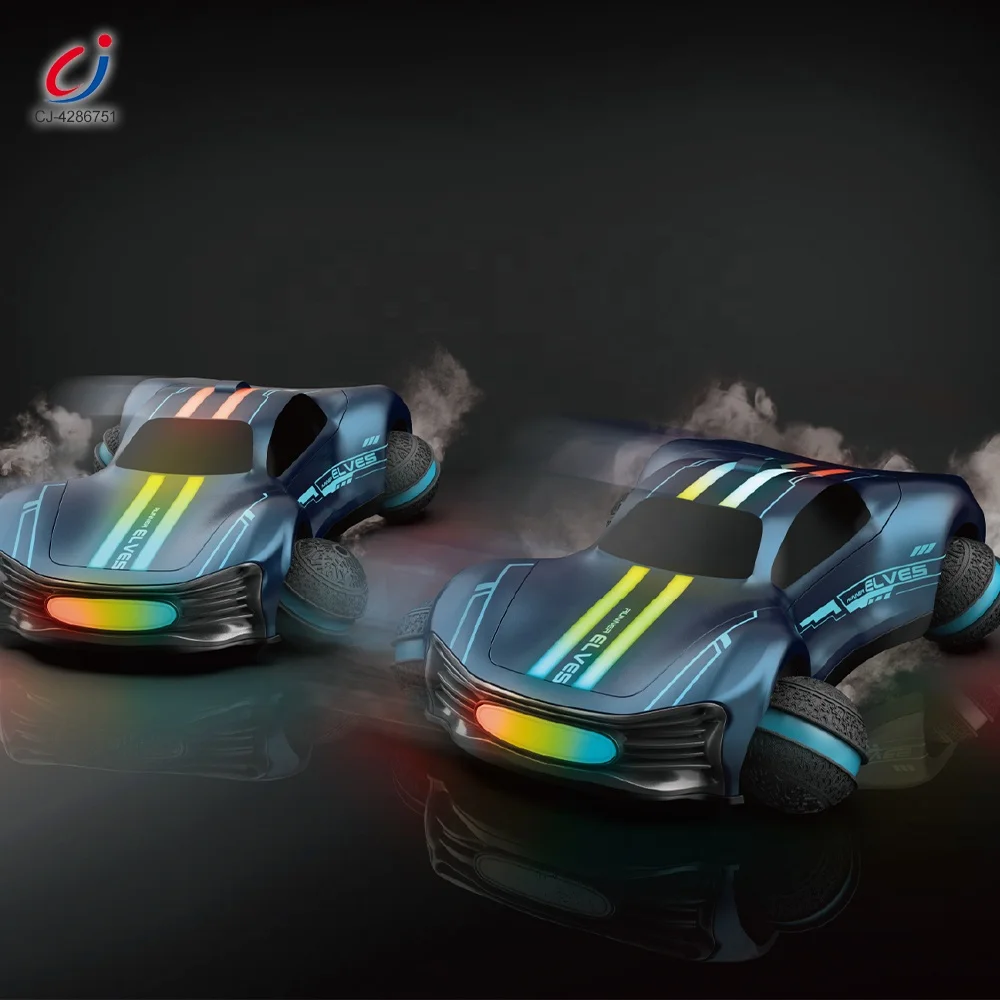 Chengji juguetes racing cars ball wheel remote control concept car drifting sports future rc 360 degree stunt car toys for kids