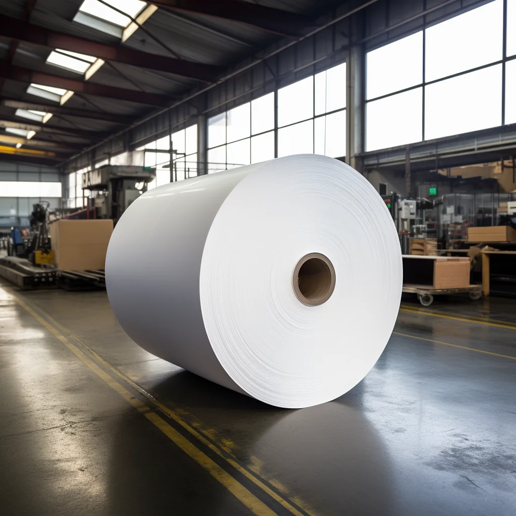 Mold label material manufacturer White Label Synthetic PP BOPP PET Inkjet Matt Silver Self Adhesive Jumbo Roll