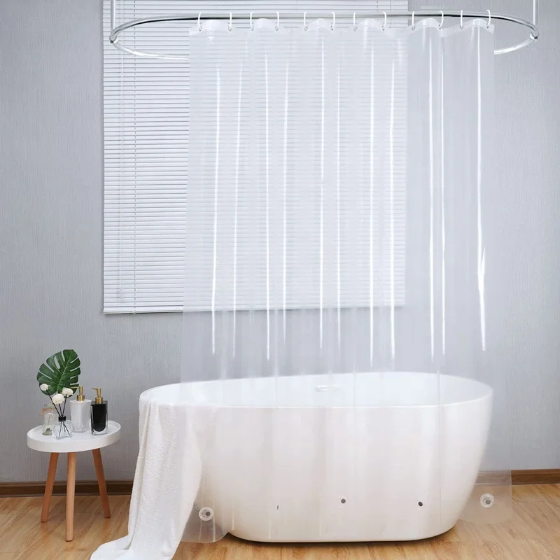 Heavy Duty  PEVA 8G Bathroom Shower Curtain Liner 72 in W