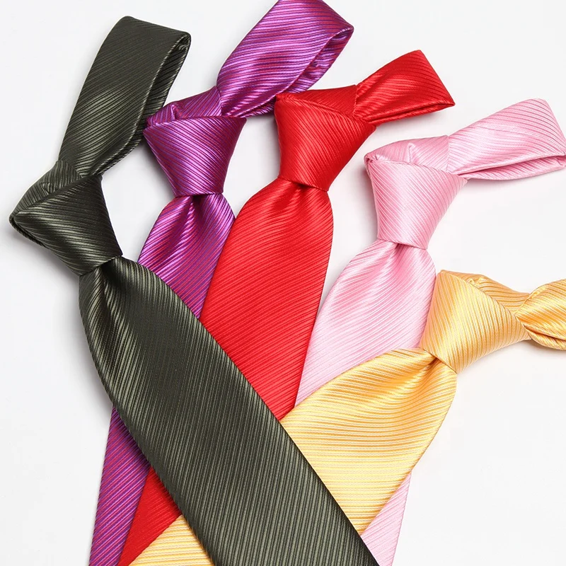 mens neck italian solid pure black luxury classical suit red stripe tie maroon necktie mens ties red stripe for men italian