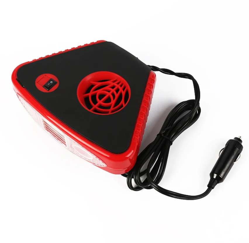 Стекло для защиты от ветра, автомобильный обогреватель портативный автомобильный обогреватель подушка безопасности-12V для грузовых автомобилей, тепла вентилятор охлаждения 150W 3-сетевую розетку в прикуриватель