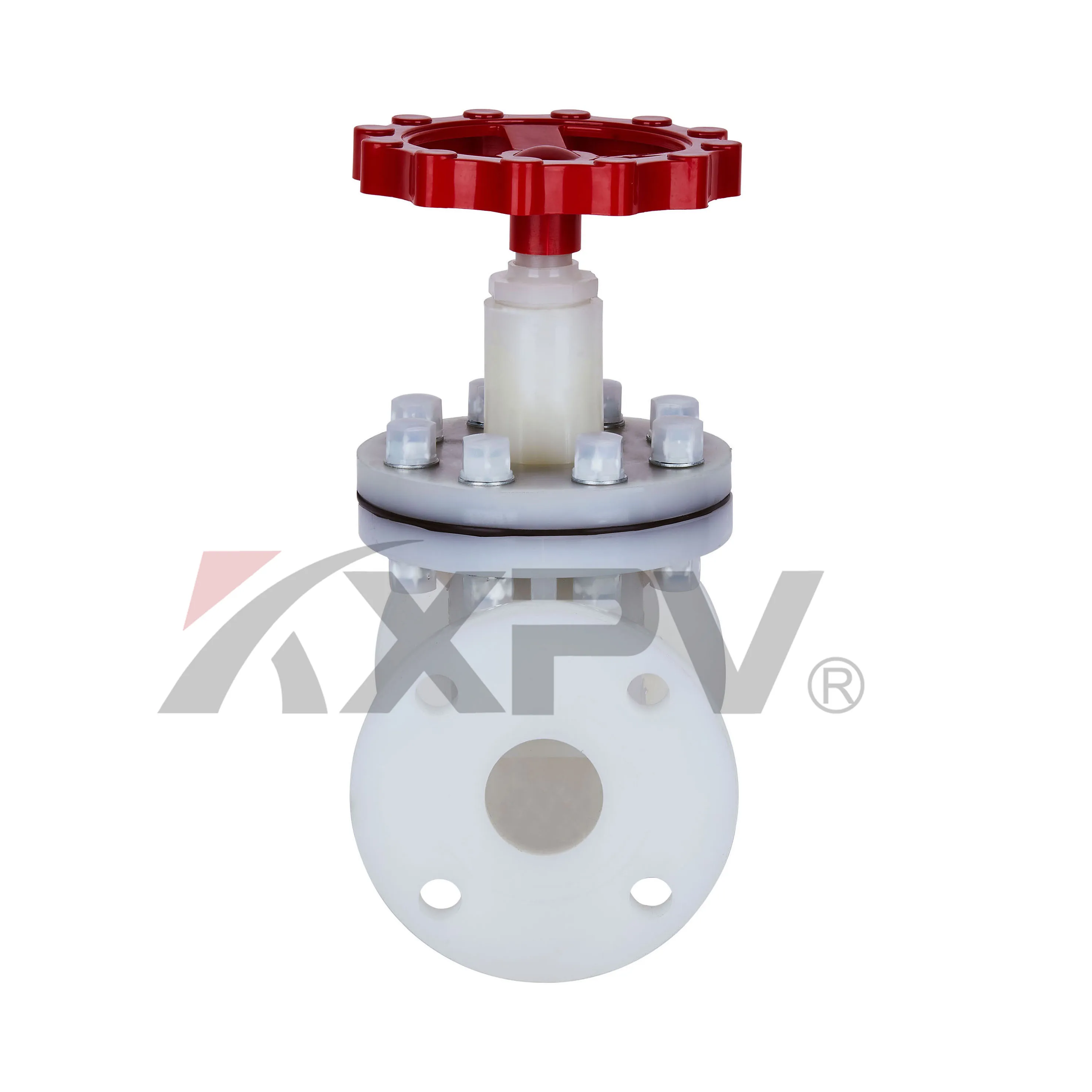 China high quality plastic pvdf flange globe valve 1/ 2'-6'  1/2in-6in for industry handle  valve ANSI/ASTM standard