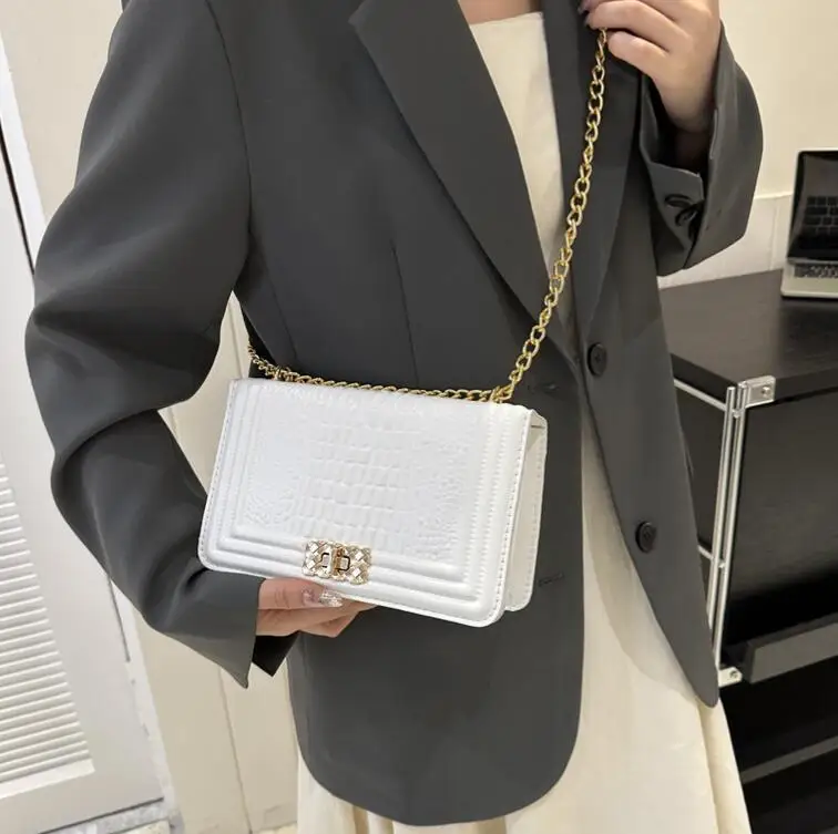 Wholesale Classical Alligator Pattern Purses And Handbags Designer Chain PU Leather Bags Women Handbags