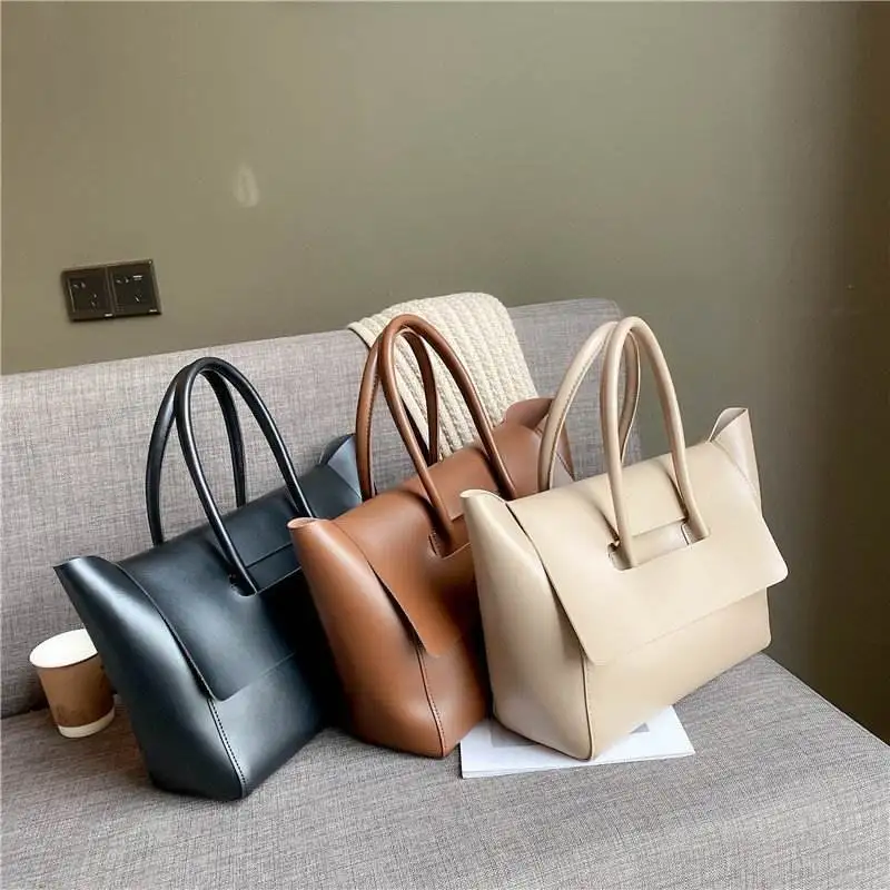 2022 Style Large Capacity Customized Large Pu Leather Ladies Fashion Tote Bags Female Handbag Shoulder Bag Purse For Women