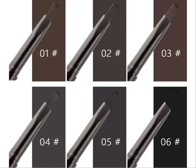 OEM Brow Products Best Waterproof Good eyebrow Pencil Make Private Label 6 Color Eyebrow Kit For Makeup
