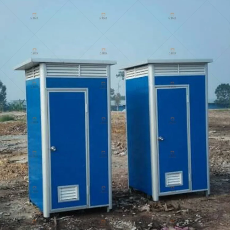 Outdoor mobile temporary public toilet construction site mobile toilet outdoor shower room bathroom