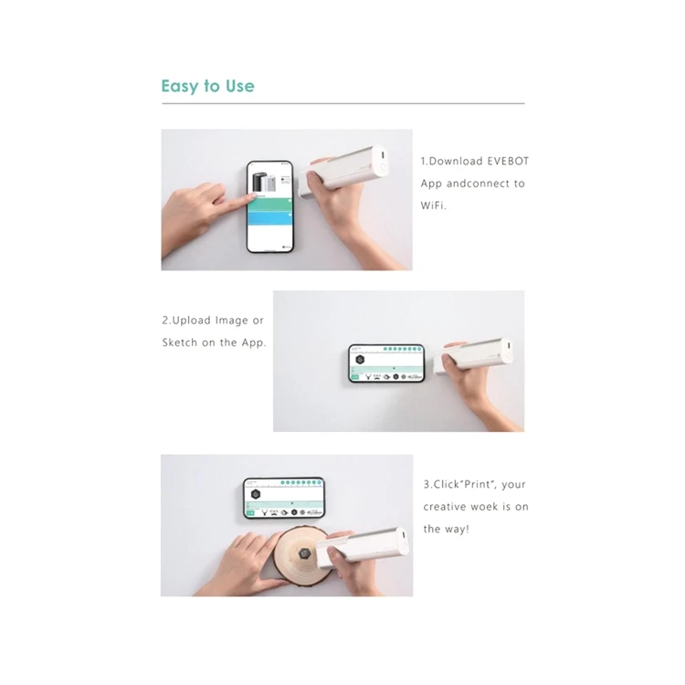 Cheap Factory Price Custom high quality long-lived High-tech Print Printing Pen Mini Printer